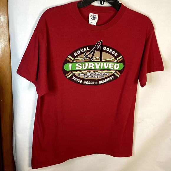 Royal Gorge  I Survived Med t-shirt skycoaster Royal Rush - Picture 4 of 5